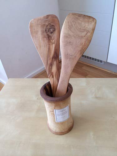 Metaltex - Espatula Madera de Olivo Curvada 30cm.