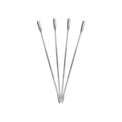 Metaltex - Juego de 4 Pinchos marisco, Acero Inoxidable