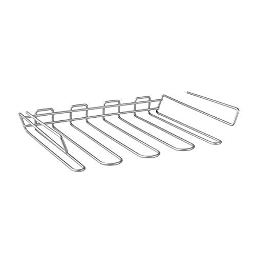 Metaltex Mycristall Colgador de Copas, Metal, Plateado, 38x26x7 cm