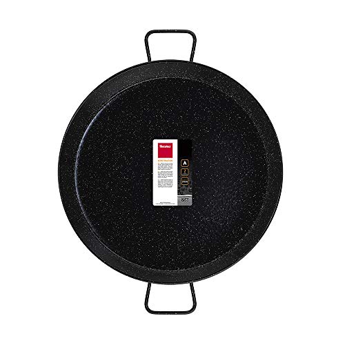Metaltex - Paellera Acero Esmaltado 16 Raciones 55 cm