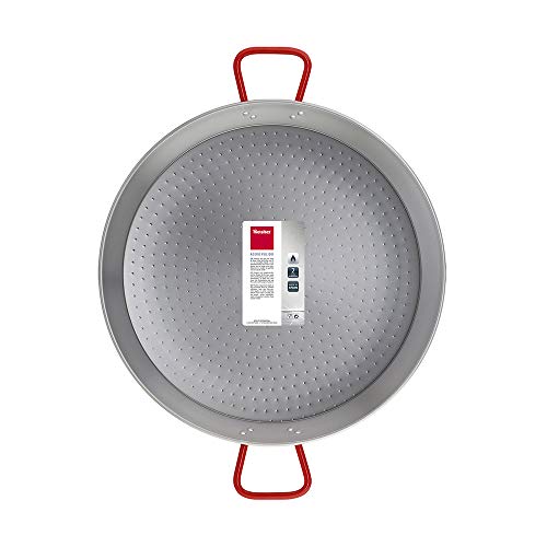 Metaltex - Paellera Acero Pulido 16 Raciones 55 cm