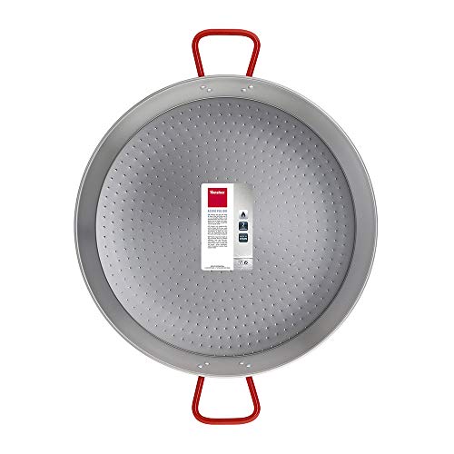 Metaltex - Paellera Acero Pulido 20 Raciones 60 cm