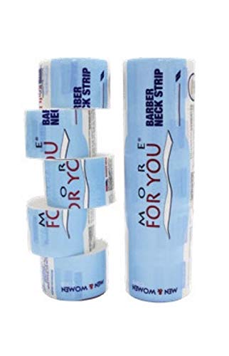 MFY - Papel de cuello desechable (10 rollos, para peluquería, para peluquería)