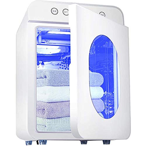 MFZJ Máquina de UV y pasteurización con Puerta Inteligente, gabinete de desinfección de Ropa de Gran Capacidad 22L para Ropa Interior Toallas Suministros para bebés Chupete Botellas Juguetes Máscaras