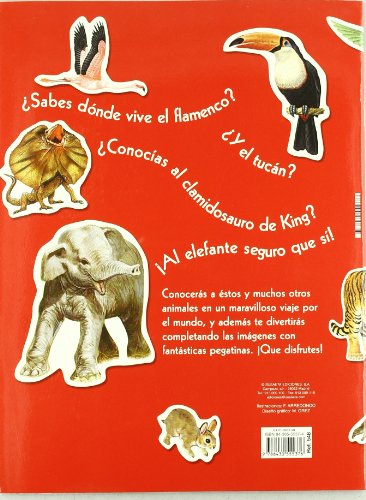 Mi Gran Atlas De Animales con pegatinas
