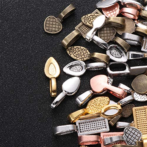 Milisten 240 Piezas Encantos de Cuchara Antiguos Diy Colgante Redondo Encanto Joyería Vintage Que Hace Accesorios de Artesanía (Color Mezclado)