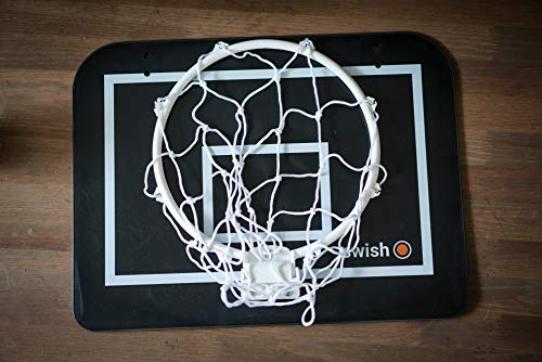 Mini Canasta de Baloncesto Infantil de Interior Incluye Tablero, Bomba y 2 Pelotas de Goma - Apto para Puertas de Casa, Oficina o Dormitorio