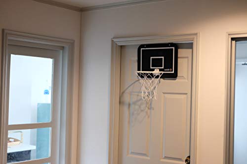 Mini Canasta de Baloncesto Infantil de Interior Incluye Tablero, Bomba y 2 Pelotas de Goma - Apto para Puertas de Casa, Oficina o Dormitorio