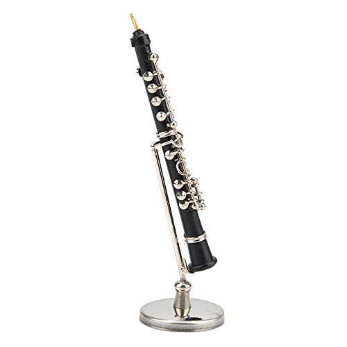 Mini Oboe Modelo Instrumento musical Miniatura Decoración para el hogar Adorno de café