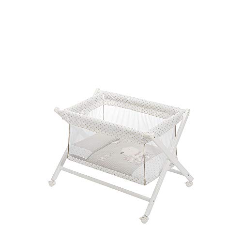 Minicuna Transparente Nature Beige con Textil