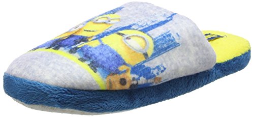 MINIONS - Zapatillas de estar por casa para niños, talla 27-34, color Amarillo, talla 29/30 EU