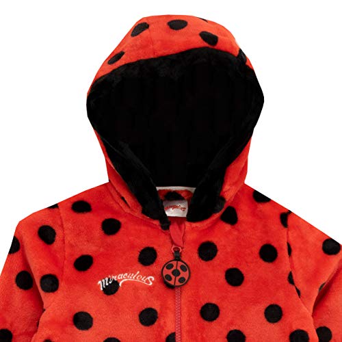 Miraculous Pijama Entera para niñas Ladybug Rojo 11-12 Años