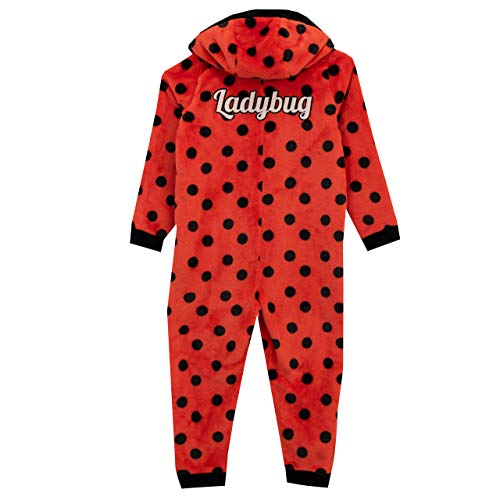 Miraculous Pijama Entera para niñas Ladybug Rojo 11-12 Años