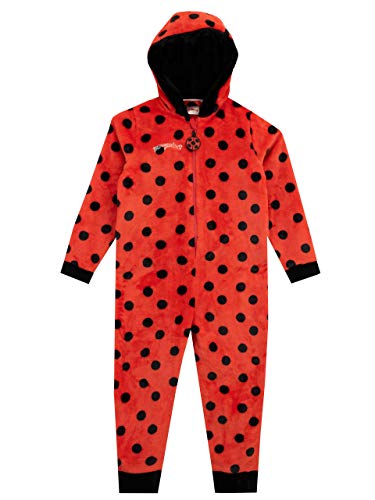Miraculous Pijama Entera para niñas Ladybug Rojo 11-12 Años