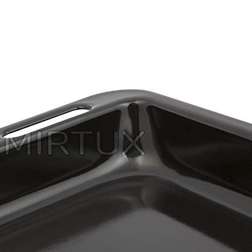 MIRTUX Bandeja Horno Fagor, Edesa, Aspes, Cata, Brandt, Nodor (Diferentes Modelos). Medidas: 445x375x40 mm. Color Negro. Código Recambio: AS0000026