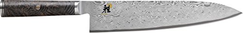 Miyabi 34401-240 - Cuchillo de chef (acero plateado, 37,6 x 5 x 2 cm)