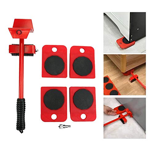 Mobiliario Pesado Herramienta de Transporte Mover Palanca de Transporte Mover Fácil Muebles para Manipular Mercancías Pesadas o Muebles, Tablero Móvil 105 x 80 x 22 mm