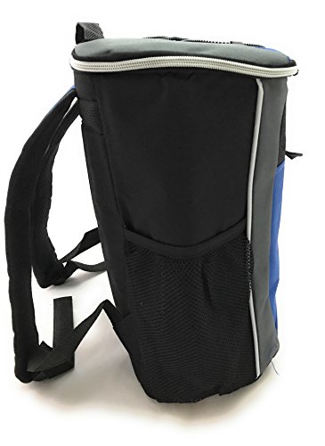 Mochila Delivery térmica BackPack Azul 19 litros para comida y bebidas de viaje