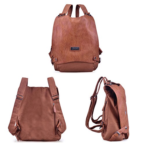 Mochila Mujer Antirrobo Bolso de Hombro, JOSEKO Lona Mochilas Vestir Casual Bolsa Bandolera Mensajero de Bolsos