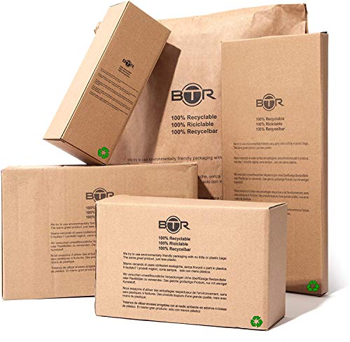 Mochila Resistente AL Agua Deluxe de BTR (Negra) para el portaequipajes Trasero con Correa para el Hombro integrada, Cinta Reflectante