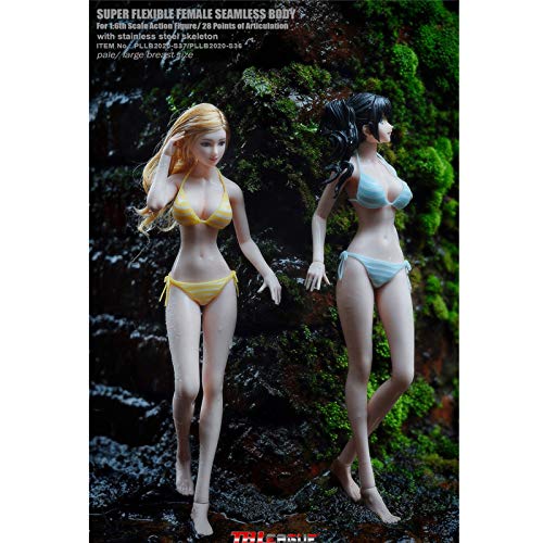 Modelo de Cuerpo Femenino de Personaje de Anime Bidimensional a Escala 1/6 con Traje de Bikini (S37A)
