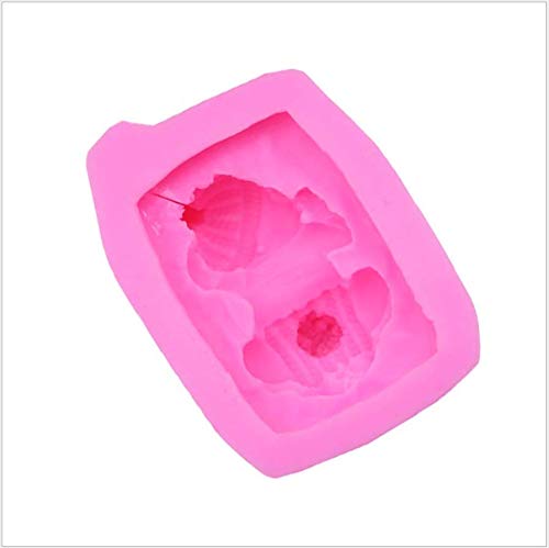 Molde 3D para fondant de bebé dormido, de alta definición, para baby shower, decoración de tartas,arcilla polimérica hecha a mano, manualidades,joyería para moldes de arcilla de polímero de chocolate