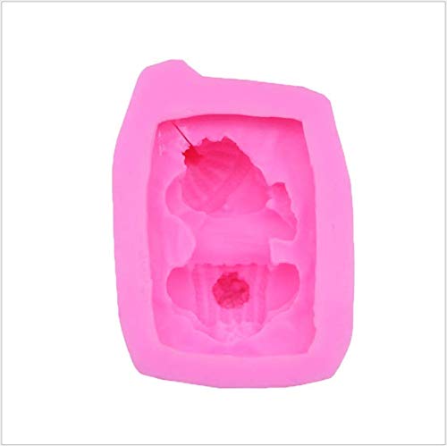 Molde 3D para fondant de bebé dormido, de alta definición, para baby shower, decoración de tartas,arcilla polimérica hecha a mano, manualidades,joyería para moldes de arcilla de polímero de chocolate