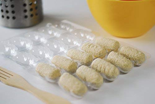 Molde Congelar Croquetas Bl/20 Global Bosq 10 Ud + Pinza Hacer Croquetas Global Bosq