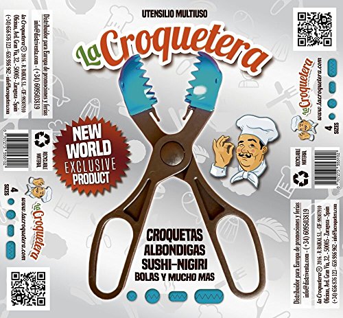 Molde Congelar Croquetas Bl/20 Global Bosq 10 Ud + Pinza Hacer Croquetas Global Bosq