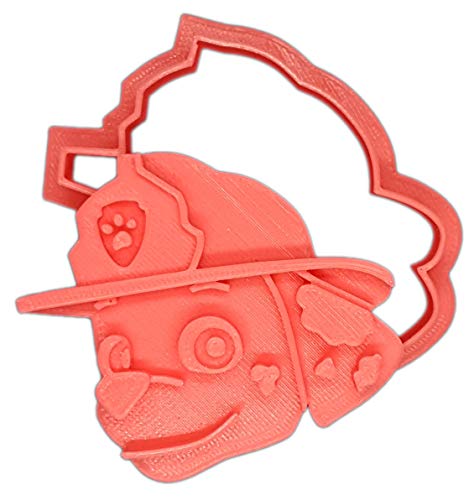Molde Cortador de Galletas - Dibujos Animados Patrulla Canina – Marshall (Coral)