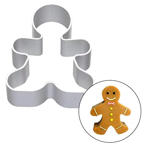 Molde De Acero Inoxidable De La Galleta Cortador De Jengibre Hombres Stampers Moldeo por Prensado De La Torta del Molde para Hornear Herramientas Pie Decoración