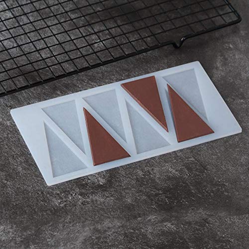 Molde De Chocolate Isósceles Forma De Triángulo Molde De Silicona Herramientas De Decoración De Pasteles Molde De Silicona Hoja De Transferencia De Chocolate Molde Molde Para Hornear Chablon