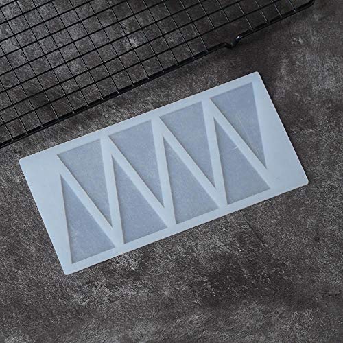 Molde De Chocolate Isósceles Forma De Triángulo Molde De Silicona Herramientas De Decoración De Pasteles Molde De Silicona Hoja De Transferencia De Chocolate Molde Molde Para Hornear Chablon