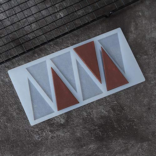 Molde De Chocolate Isósceles Forma De Triángulo Molde De Silicona Herramientas De Decoración De Pasteles Molde De Silicona Hoja De Transferencia De Chocolate Molde Molde Para Hornear Chablon