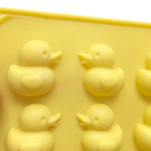 Molde de silicona 3D para jabón, diseño de pato, para decoración de tartas, fondant, chocolate, hornear