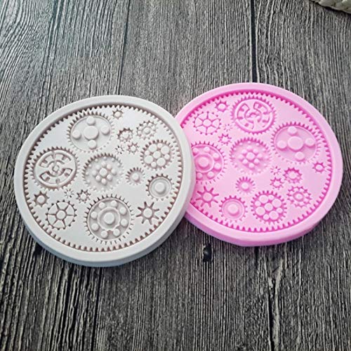Moldes de silicona para repostería Maquinaria industrial tema herramientas de horneado de molde de silicona