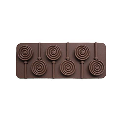 Moldes de silicona redondos para galletas de chocolate y chocolate