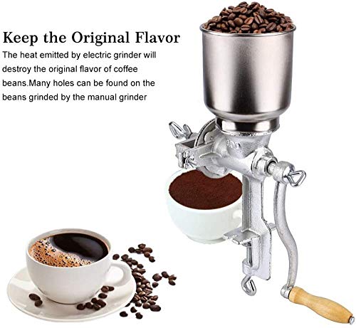 Molino De Maíz Manual, Molino De Grano Portátil, Molinillo De Café, Máquina En Polvo, Harina De Harina, Grano De Trigo, Molino De Nueces, Hierro Fundido, Hogar, Cocina