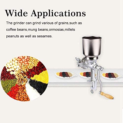 Molino De Maíz Manual, Molino De Grano Portátil, Molinillo De Café, Máquina En Polvo, Harina De Harina, Grano De Trigo, Molino De Nueces, Hierro Fundido, Hogar, Cocina