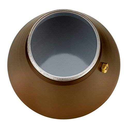 Monix Italiana M670012 Cafetera Cream Tz, Aluminio, Marrón, 12 Tazas