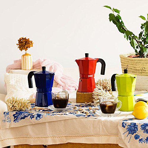 Monix M281709 M281709-Cafetera Italiana, 9 Tazas, Color Fresa, Aluminio, 11 cm