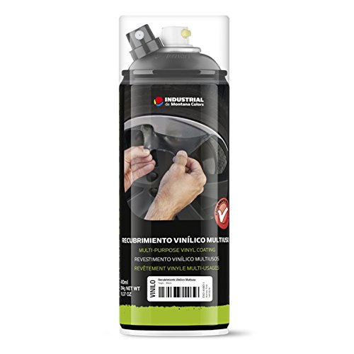 Montana Colors MTN Spray Vinilo Líquido, Negro, 400 ml