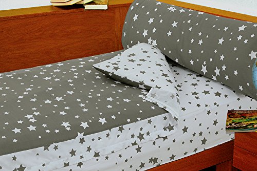 Montse Interiors S.L. - Saco Nórdico Estampado Estrellas, Modelo Stars para Cama de 90x190/200