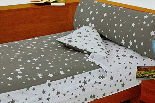 Montse Interiors S.L. - Saco Nórdico Estampado Estrellas, Modelo Stars para Cama de 90x190/200