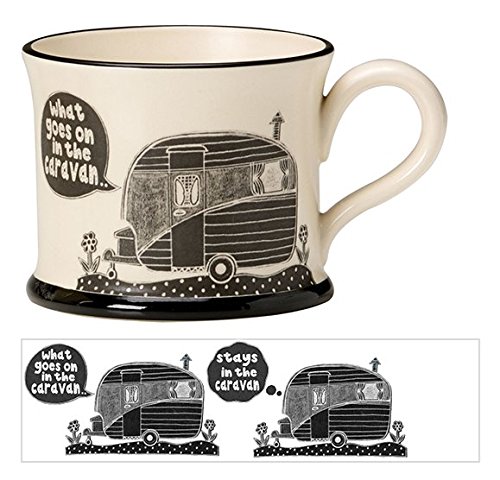 Moorland Pottery - Taza de café o té en caja de regalo, tamaño grande