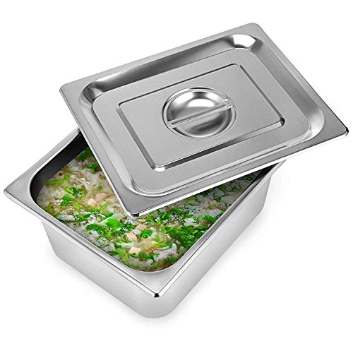 Moracle Catering Chafing Dish Buffet Calentador 220V Calentador Eléctrico de Alimentos Calentador con 2 Calentador de Bandejas Calentador de Alimentos Tipo Bufé 850V (2 Platos)