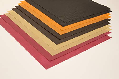 MORIGAMI MTP30017000 Mantel Individual Deluxe, 30 x 40 Cm, Polipropileno, Marfil, Set de 500 unidades