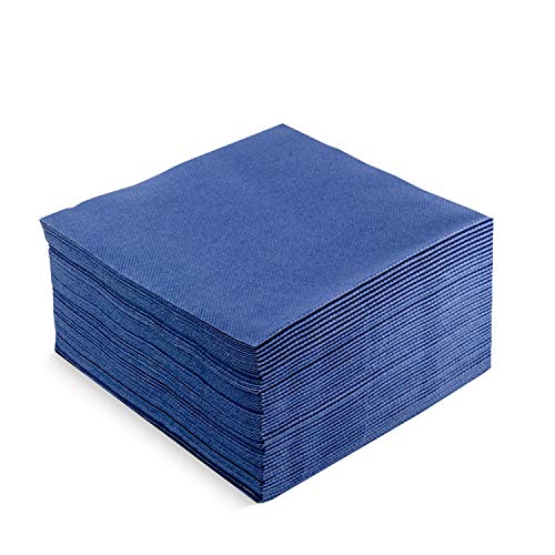 Morigami, Servilleta 40x40, Airlaid, pliegue 1/4, 50 servilletas, Azul