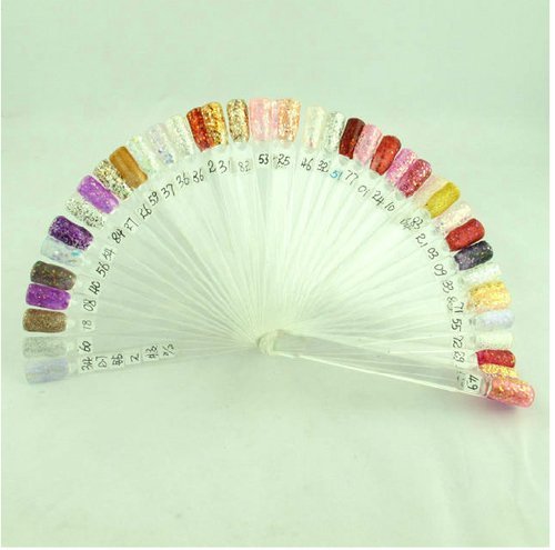 Mostrador Exhibidor Display Uñas Falsas Arte Manicura 50pcs