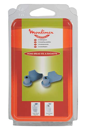 Moulinex XA900110 Juego De 2 Palas Amasadoras Para Máquina De Pan Home Bread Xxl/Home Bread Baguette
